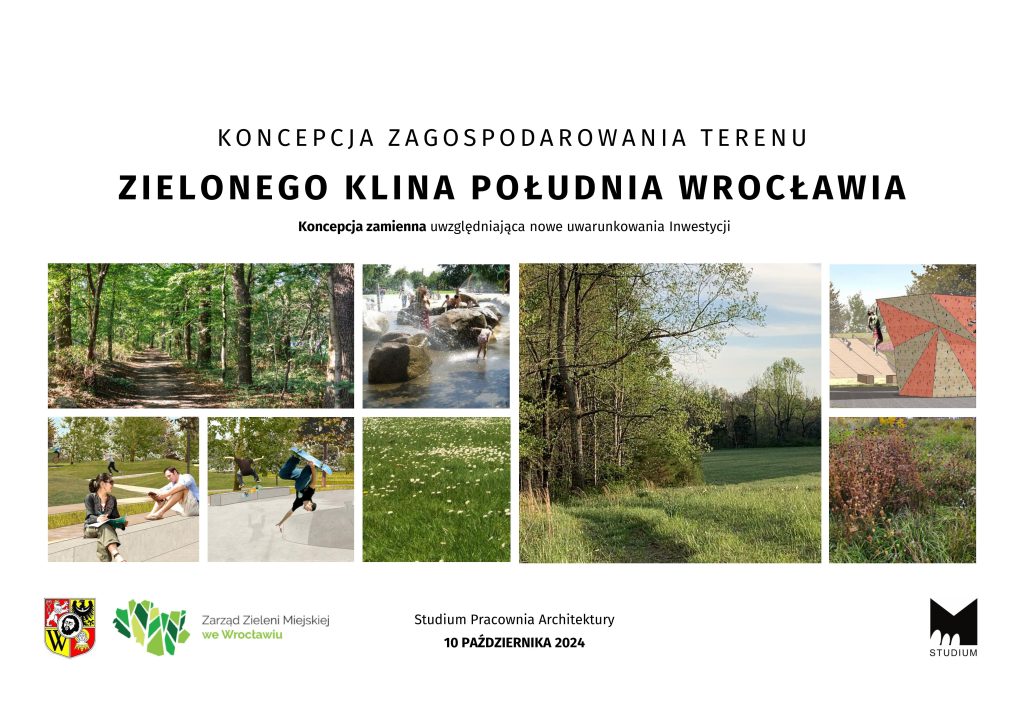 KONCEPCJA ZIELONEGO KLINA POŁUDNIA WROCŁAWIA STRONA 1 TYTUŁOWA