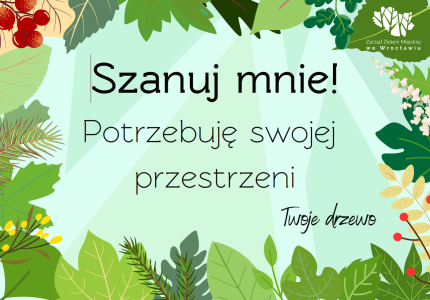 tabliczka potrzebuję swojej przestrzeni